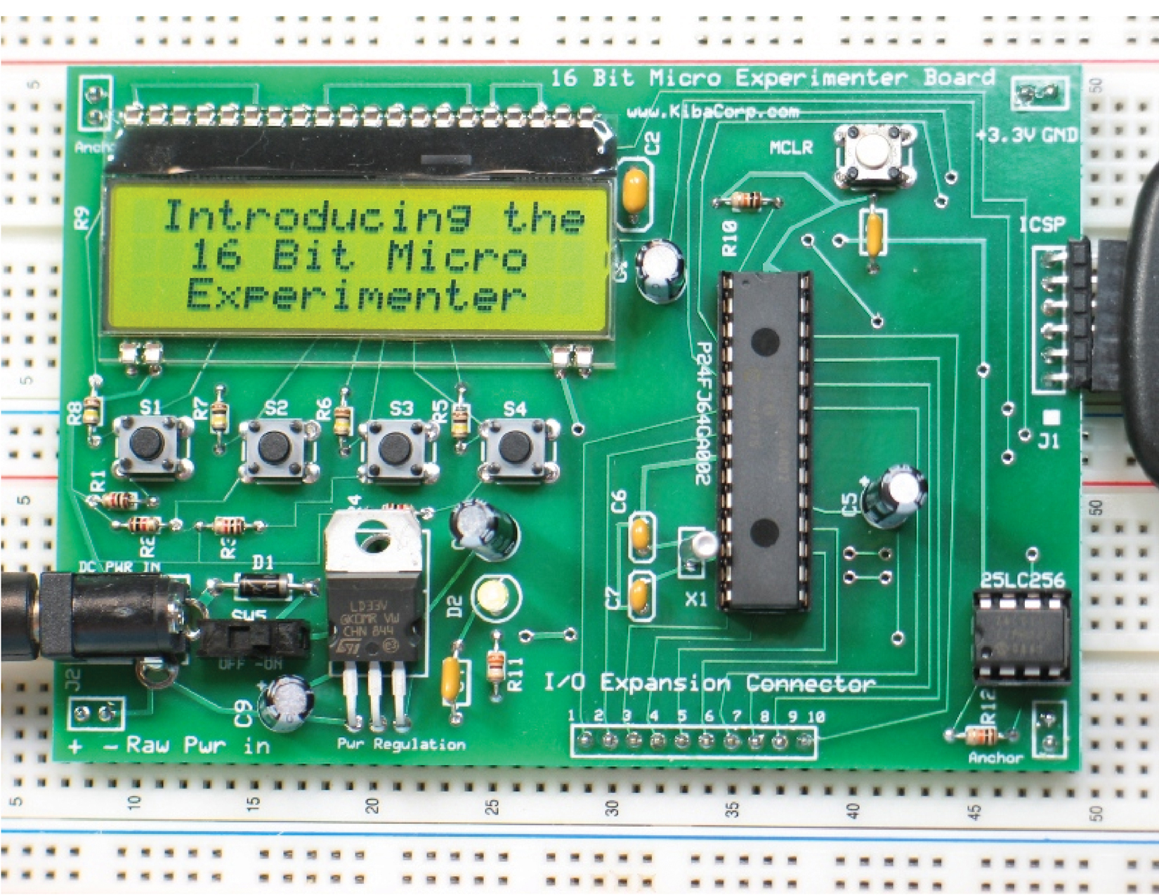 Micro 16 Bit Microcontroller 16-Bit_Micro_Experimenter | 16 Bit World