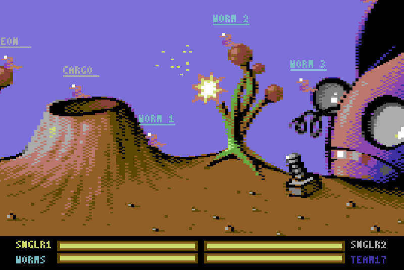Team 17’s Worms Unofficially Blasts Onto Commodore 64 In ‘Grubz’
