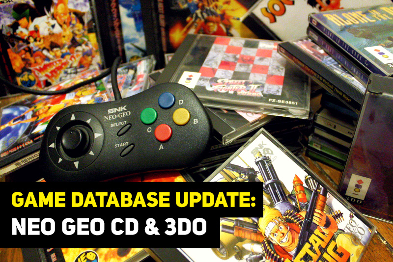 RetroCollect Video Game Database: 3DO, Neo Geo CD, WonderSwan and more