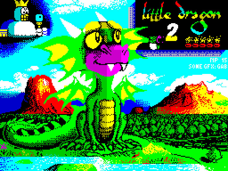 New ZX Spectrum Arcade Platformer ‘Little Dragon 2’ Released