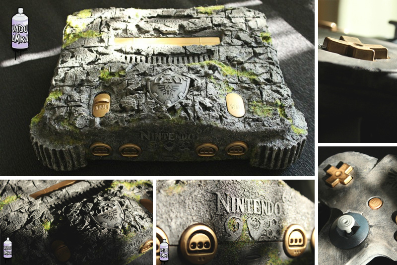 Vadu Amka’s Stunning Custom ‘Zelda: Ocarina Of Time’ Nintendo 64 Console