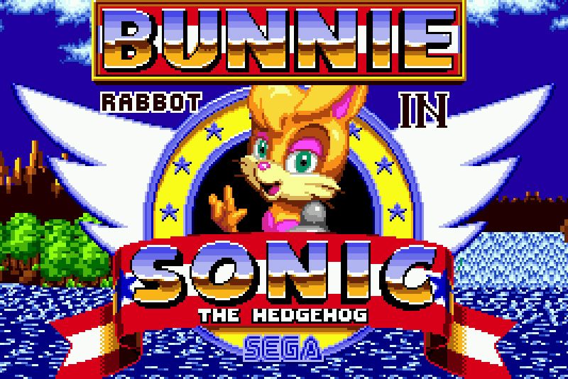 Sega’s SatAM Bunnie Rabbot In Sonic The Hedgehog Mega Drive ROM Hack