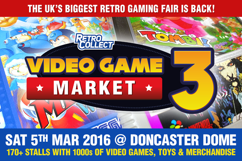 [Event] Video Game Market 3 – Doncaster Dome, 5th March 2016