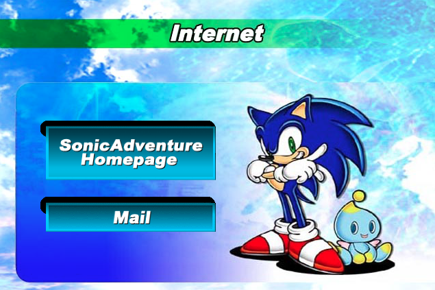 Dreamcast Browser Sonic Adventure Homepage Restored