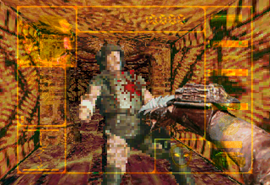 Predator scenario screenshot from the Jaguar version of Alien vs Predator