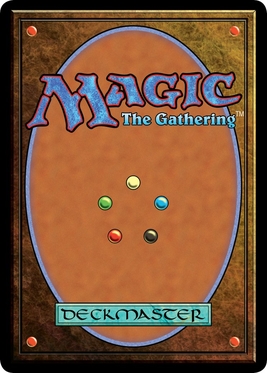 The back of a Magic: The Gathering card