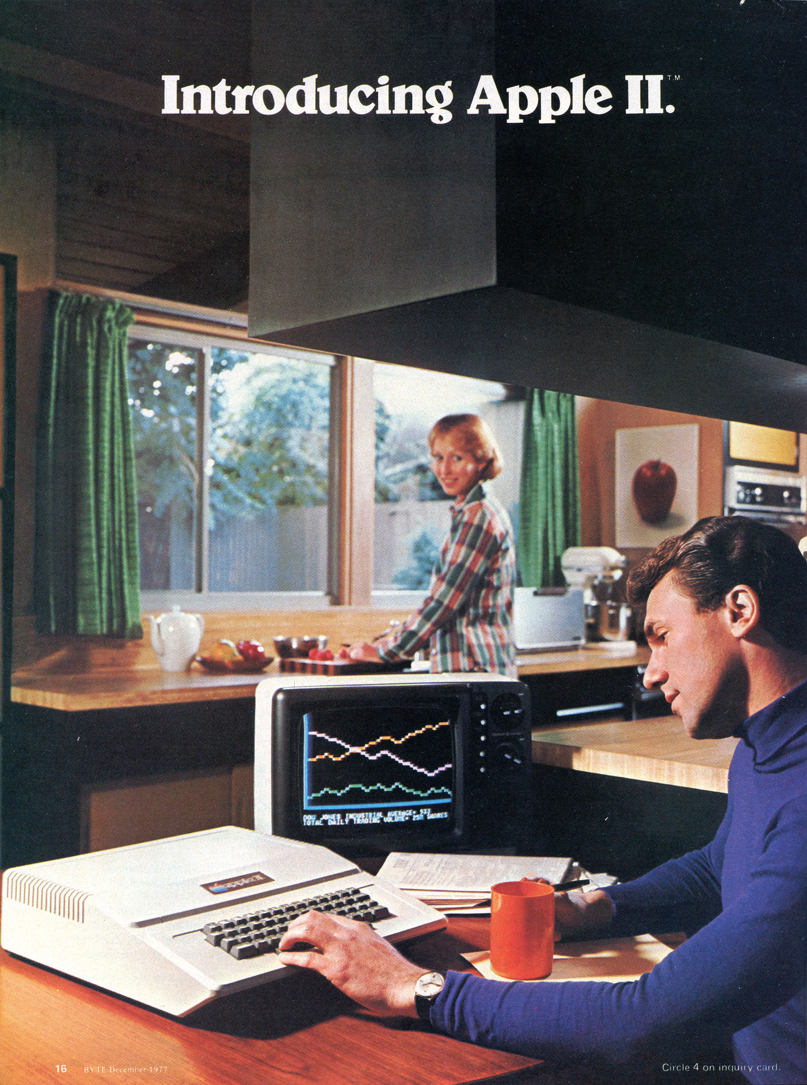 Apple II magazine advertisement from December 1977