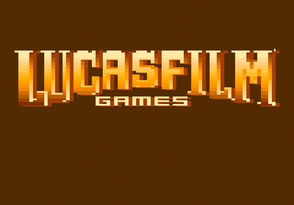 Lucasfilm Games logo screen from Ballblazer on the Atari 7800