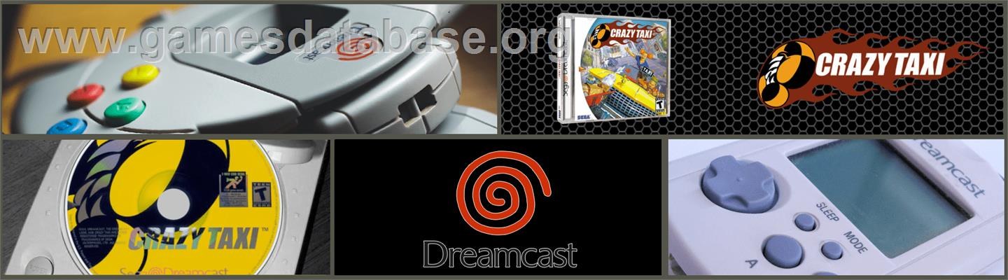 Crazy Taxi Dreamcast banner artwork