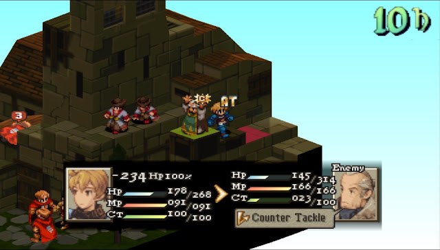 Final Fantasy Tactics War of the Lions PSP gameplay, summon magic in battle