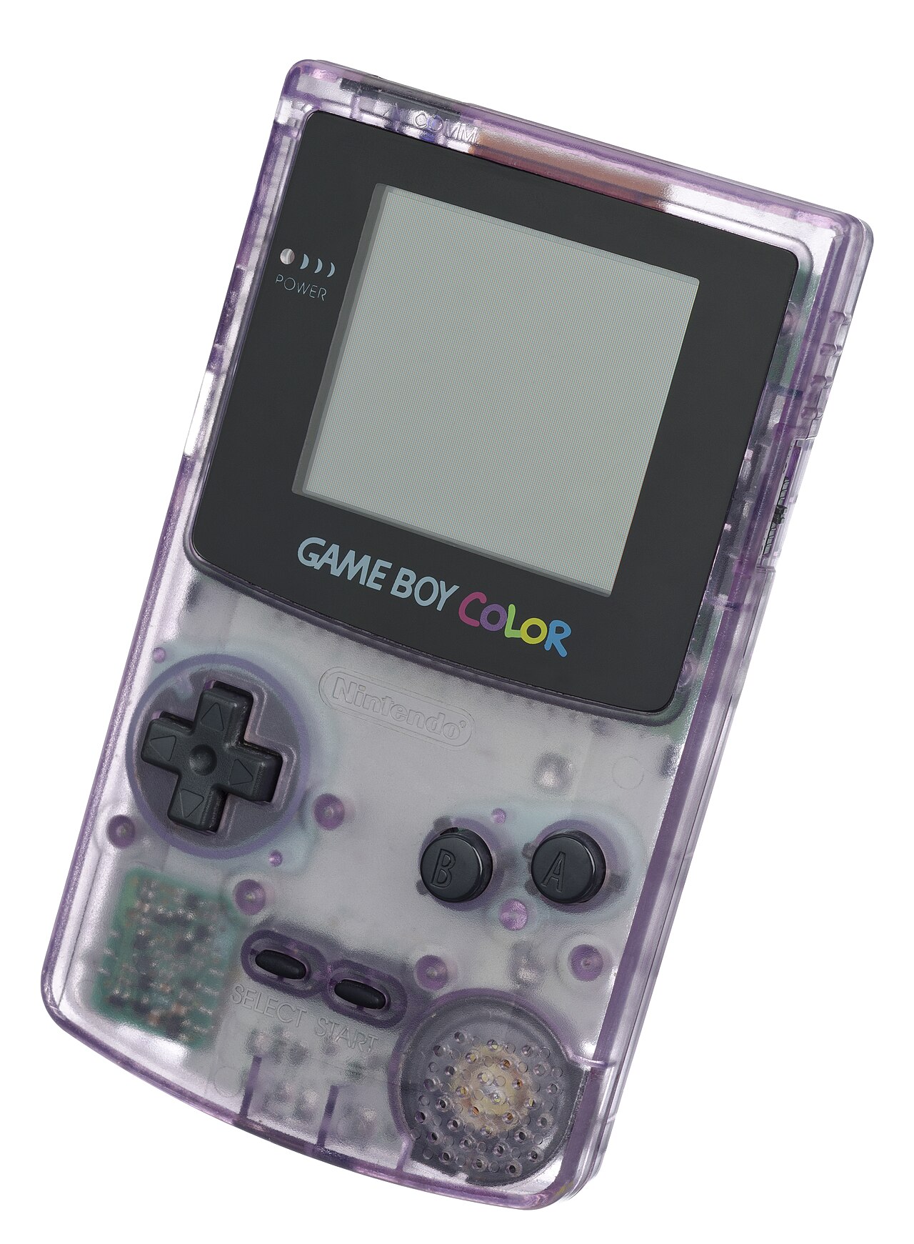 The Game Boy Color, front view