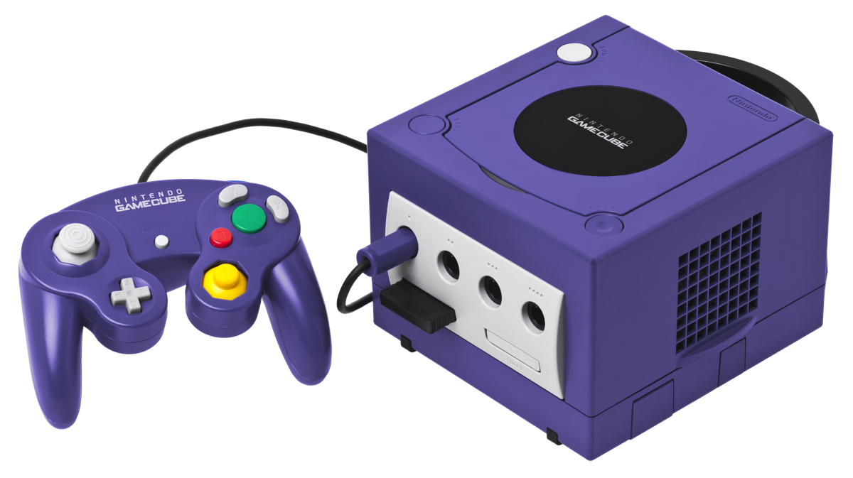Nintendo GameCube console with controller, one of several platforms Tony Hawk's Pro Skater 3 reached