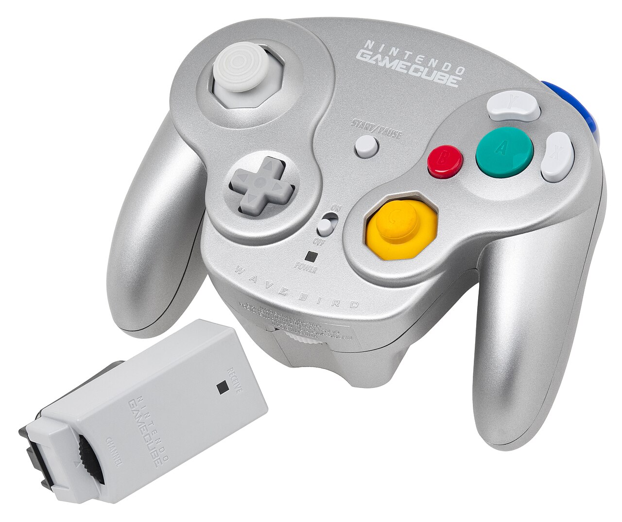 The Nintendo WaveBird wireless controller for the GameCube
