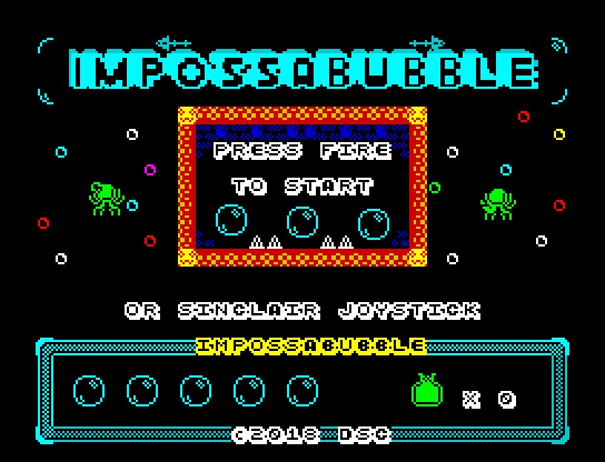 Impossabubble: Dave Clarke Turned Himself into a Bubble, and the Spectrum Got a Platformer