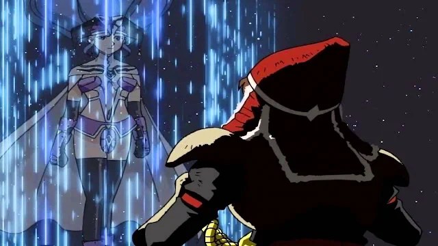 An animated cutscene from Lunar: The Silver Star on Sega CD