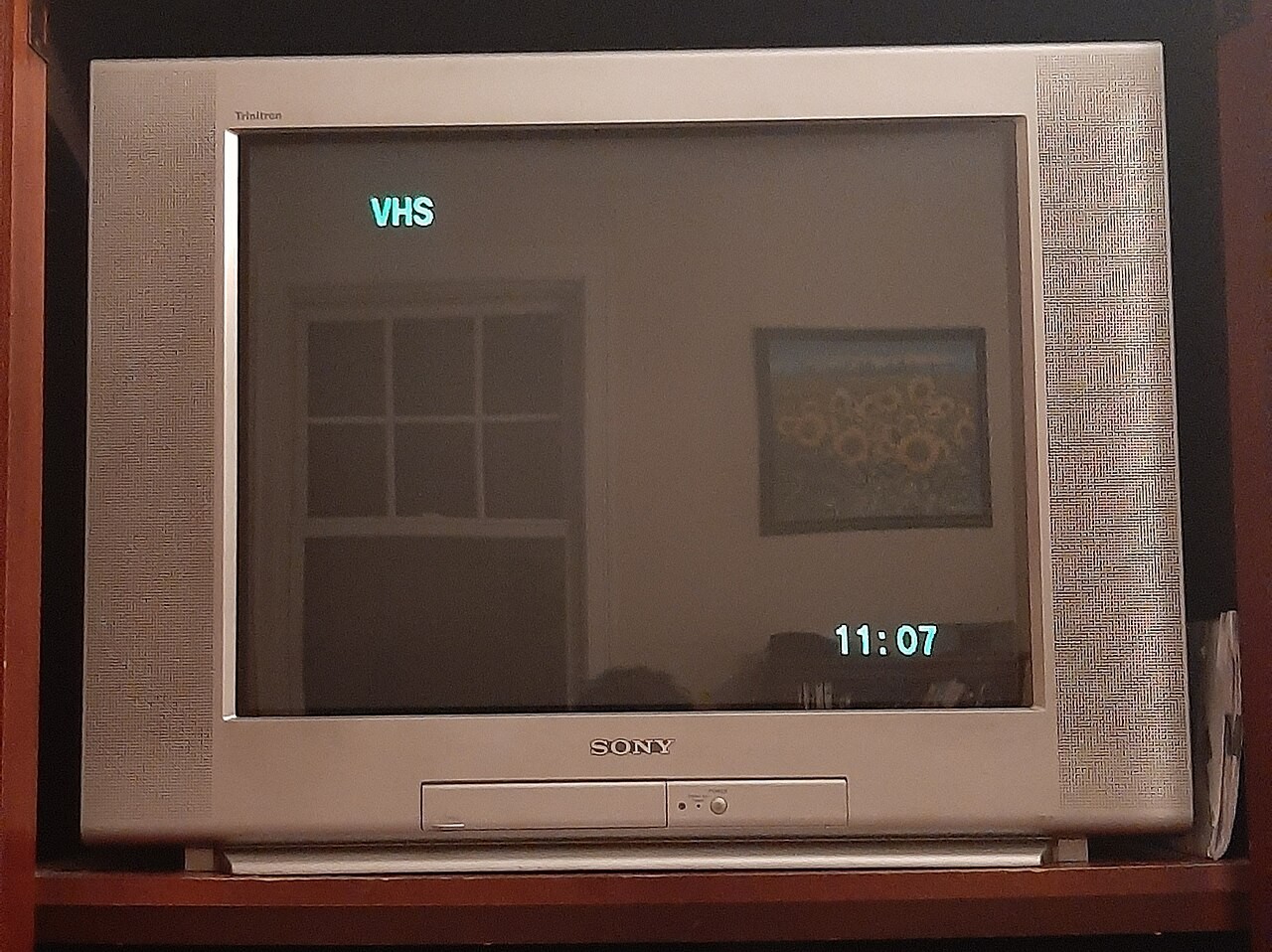 A Sony Trinitron CRT television — the classic display for original N64 hardware.
