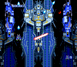 Nexzr gameplay, battleship boss fight