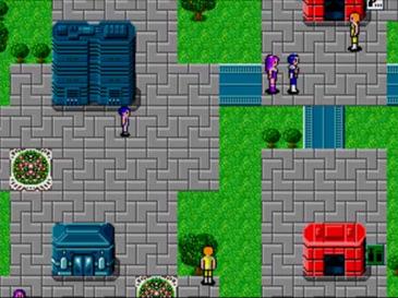 Phantasy Star II town screenshot
