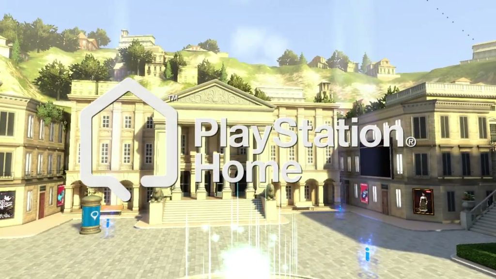 Home Square under the PlayStation Home logo on PS3