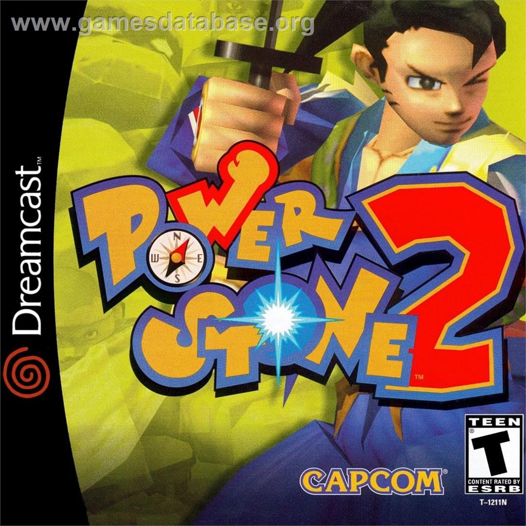 Power Stone 2 Dreamcast box art with Falcon