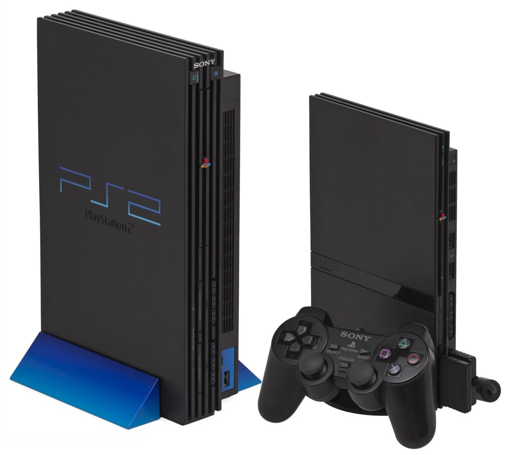 PlayStation 2 console models, the original and the slimline redesign