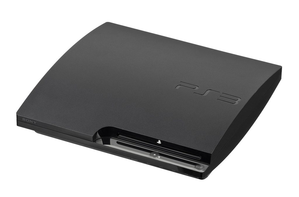 A PlayStation 3 Slim console from the front, Wikimedia Commons photo