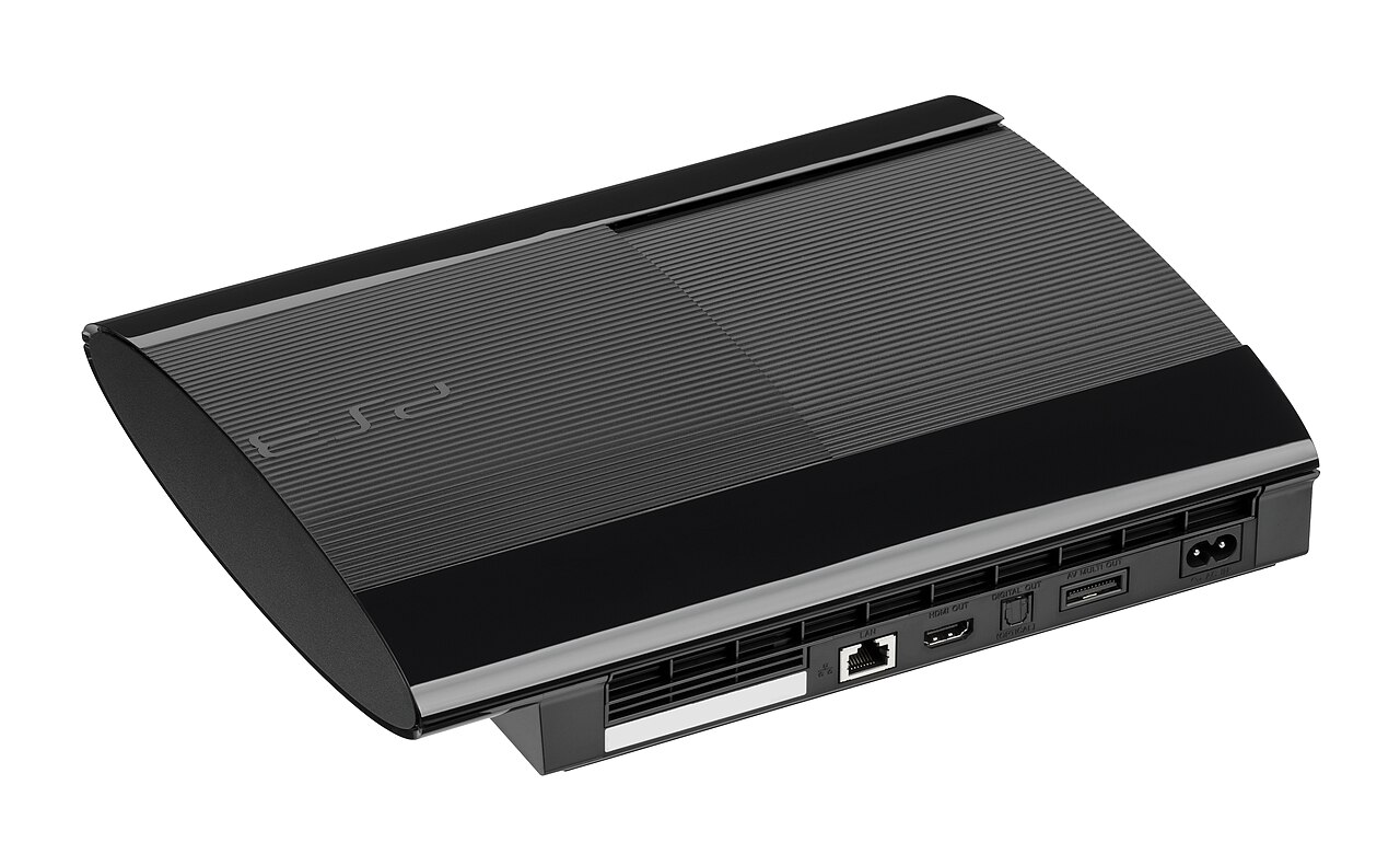 The PlayStation 3 Super Slim console