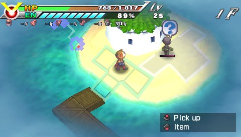 Z.H.P. Unlosing Ranger PSP gameplay, dungeon crawling in costume