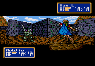 Shining Force battle scene