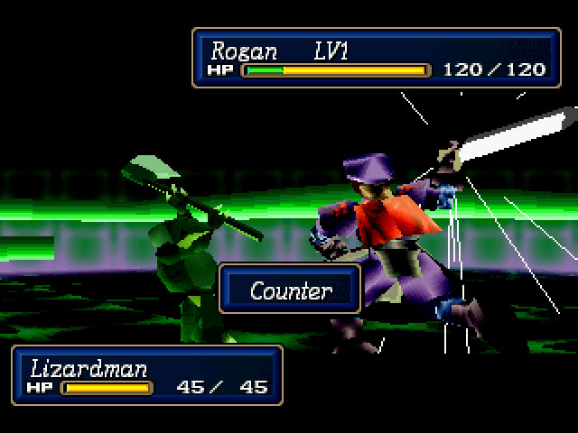 Shining Force III battle screenshot
