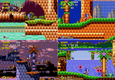 Sonic CD gameplay screenshot