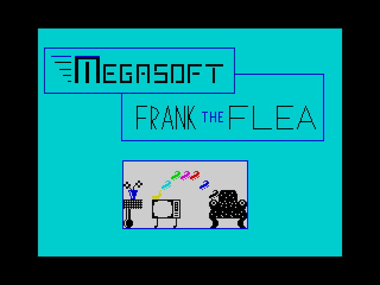 Another ZX Spectrum loading screen, showing the distinctive colour and dithering of SCREEN$ art