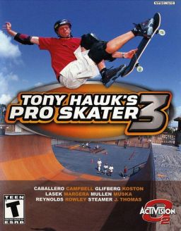 Tony Hawk's Pro Skater 3 box art for PlayStation 2