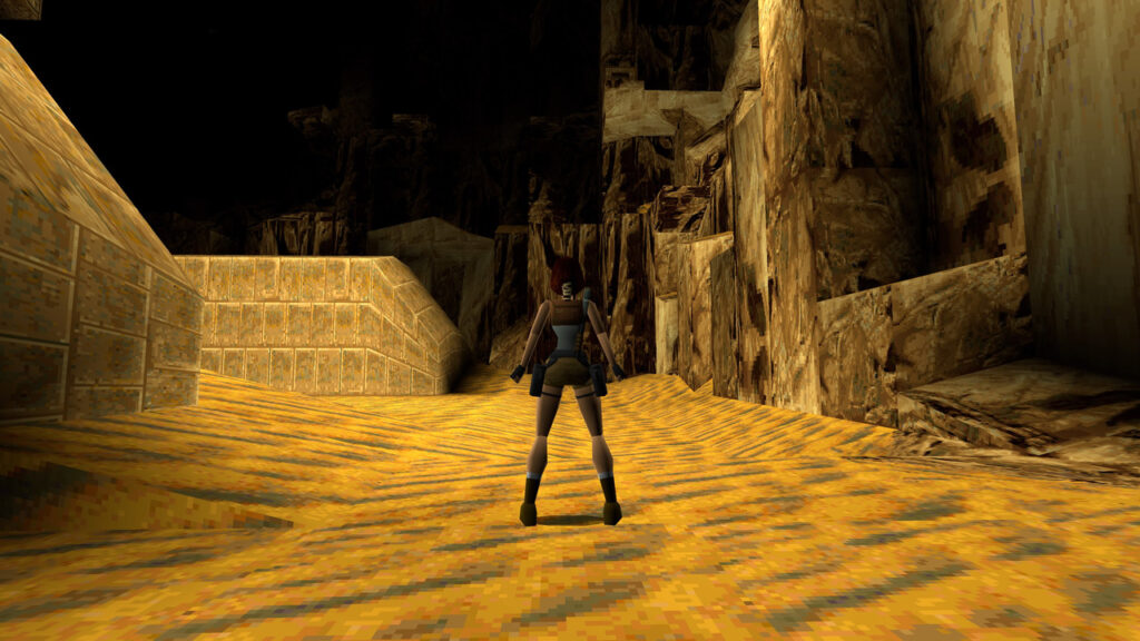 Tomb Raider — golden tomb halls