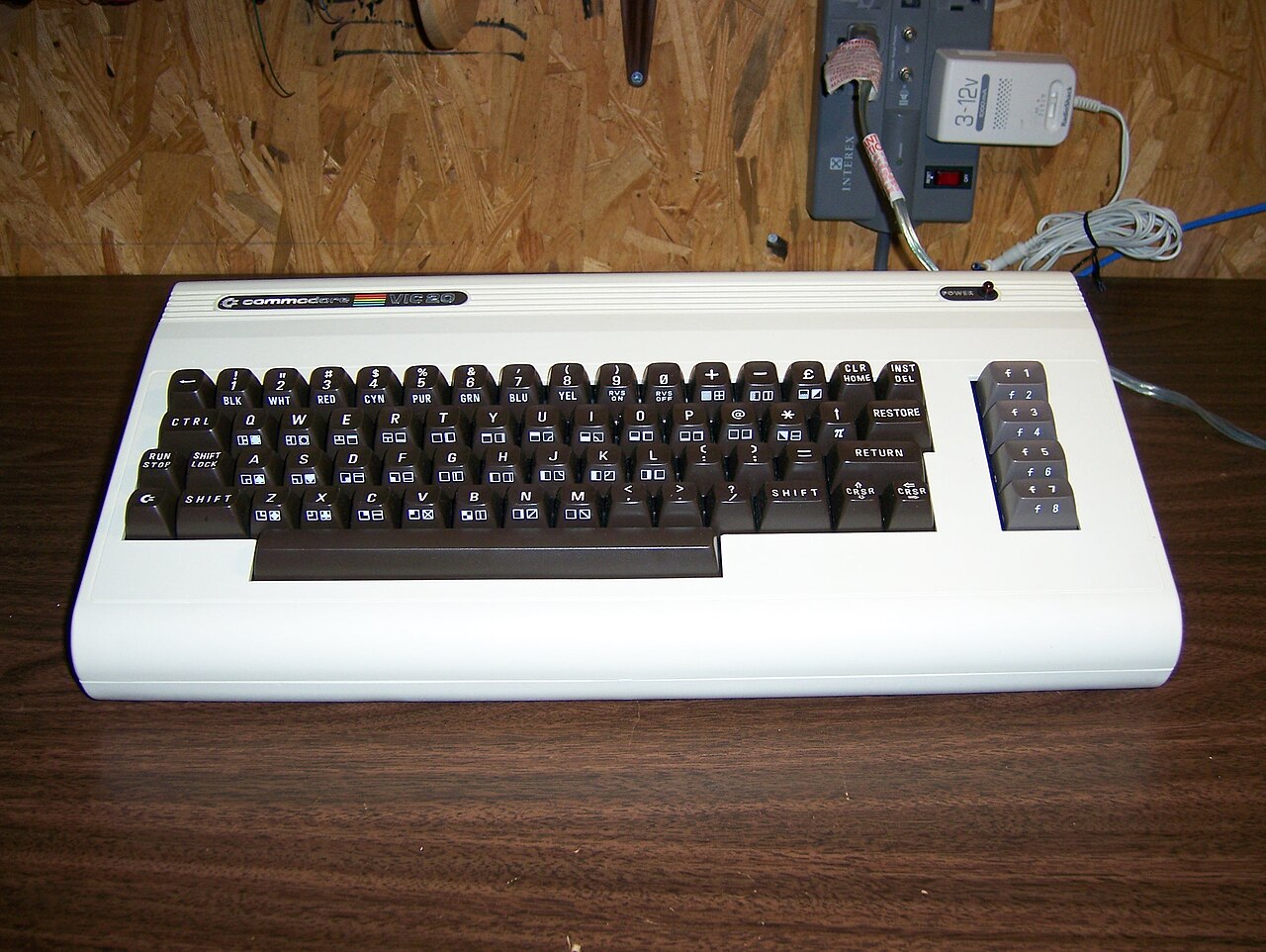 A Commodore VIC-20 computer setup