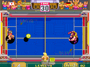 Windjammers gameplay screenshot