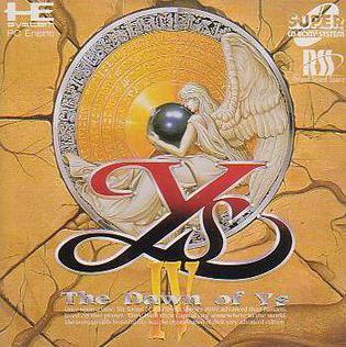 Ys IV The Dawn of Ys Japanese box art