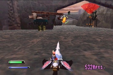 Panzer Dragoon II Zwei gameplay — on dragonback, mid-mission