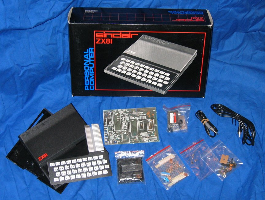 The build-it-yourself Sinclair ZX81 kit